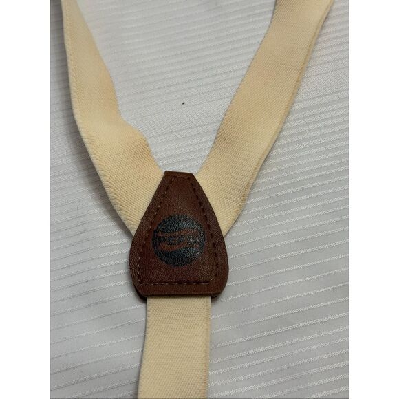 Vintage Pepsi Cream Y Suspenders Braces - Picture 6 of 7